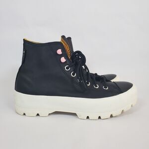 Converse Chuck Taylor ALL Star Lugged Winter GTX High Black / Yellow Womens 9